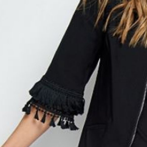 Belle by Kim Gravel Citi Twill Zip-Front Jacket - Picture 4 of 4